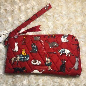 Vera Bradley Cat Print wrislet